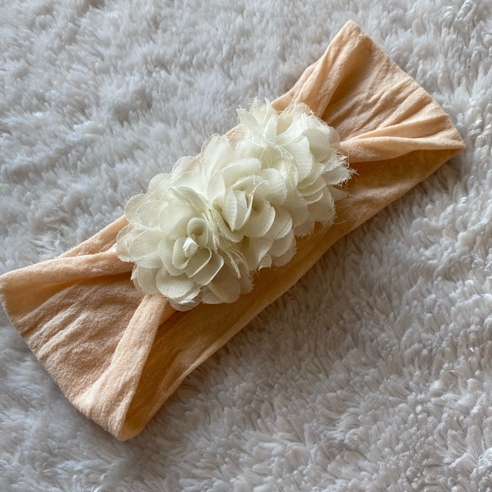 Baby bling flowers headband